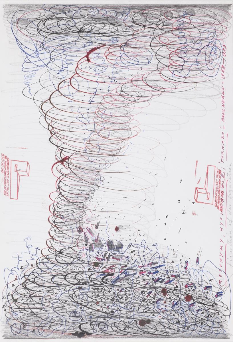 14 Paul Neagu, Going tornado drawing